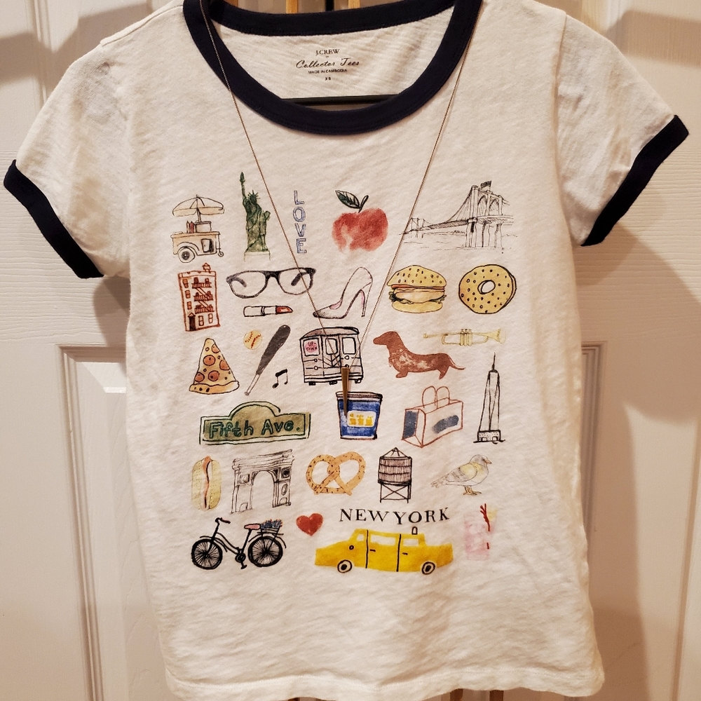 JCrew NYC Collectors Tee Size XS